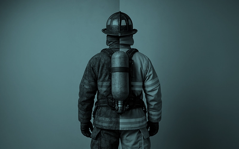 Firefighter Dirty In Clean Out 800X500